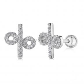 Diamond Fashion S925 Stud Earrings