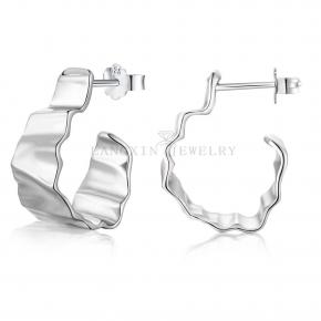 925 Sterling Silver Geometric Minimalist Earrings