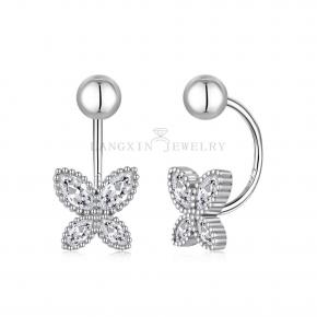 Butterfly S925 Sterling Silver Earrings