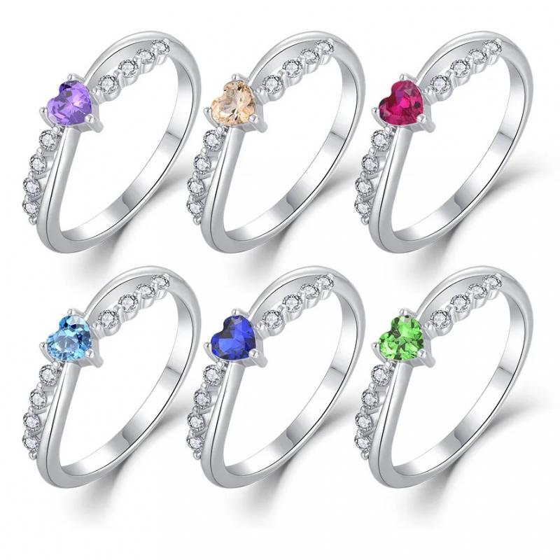 CZ Heart S925 Rings