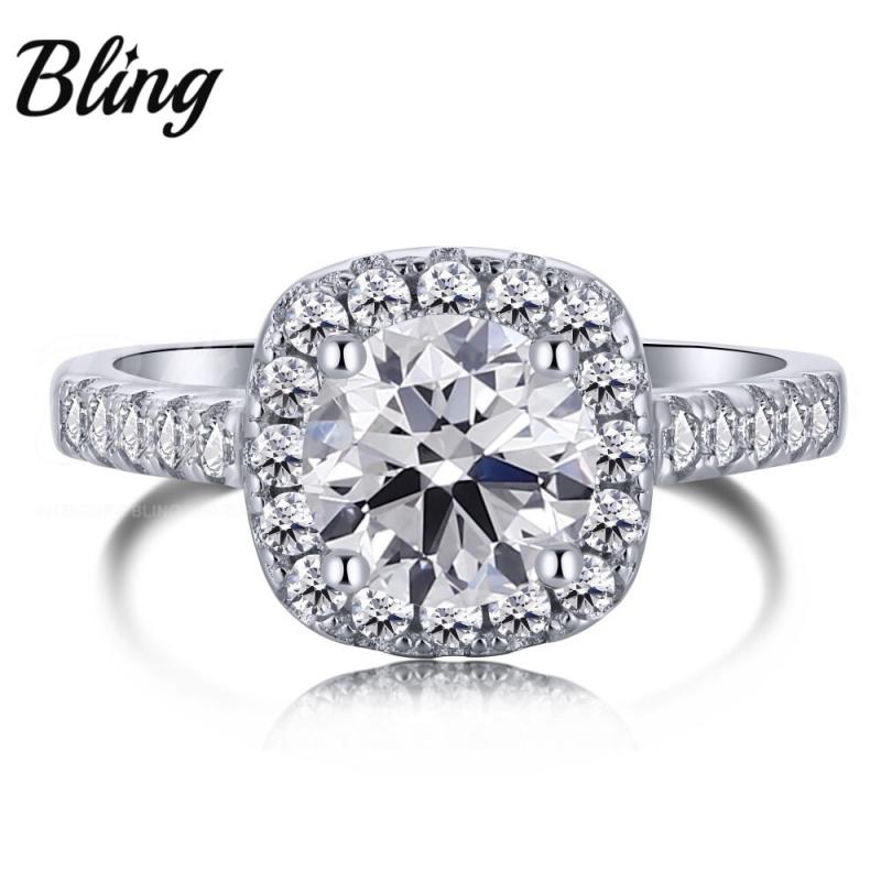 BLING oem jewelry cubic zirconia CZ engagement rings