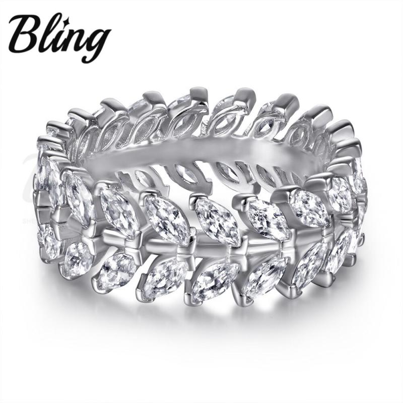 BLING oem jewelry cubic zirconia love rings