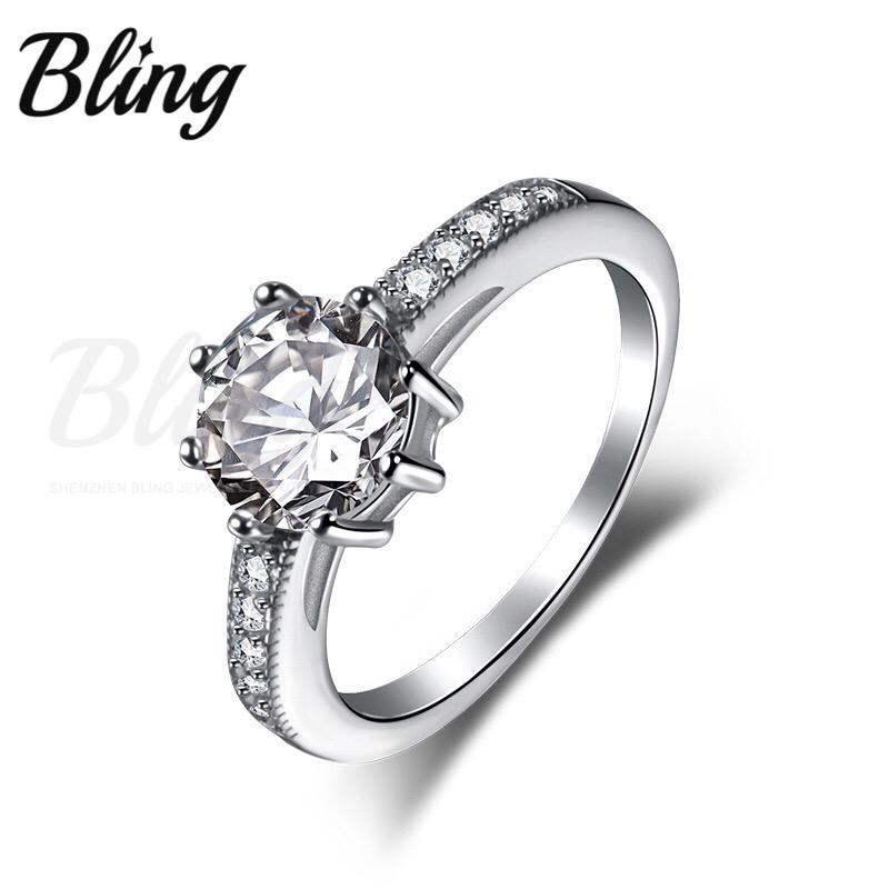 BLING oem jewelry S925 diamond rings