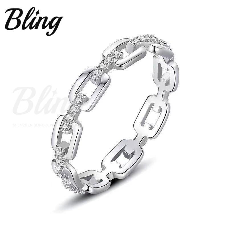 BLING oem jewelry crystal engagement rings